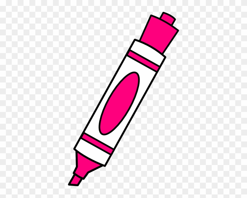 Crayola Marker Cliparts - Pink Marker Clipart #959439