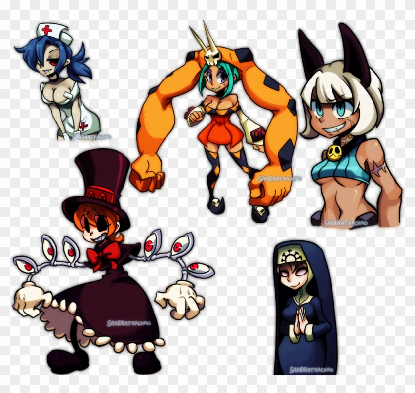 Skullgirls Doodles By Sandette - Miss Fortune Chibi Skullgirls #959552