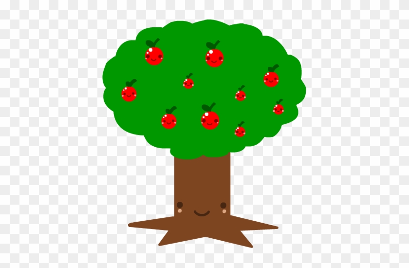 Happy Cherry Tree By Supertuffpinkpuff - Illustration #959615