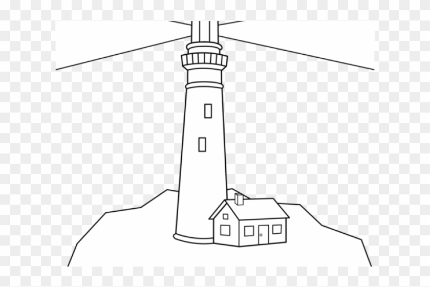 Lighthouse Clipart Line Drawing - Clip Art #959803