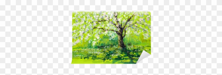 Cherry Tree In Spring - Birch #959819