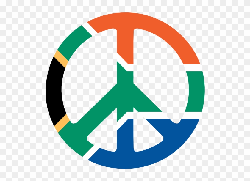 Peace Sign Clipart Cnd - Flag Of South Africa #959834