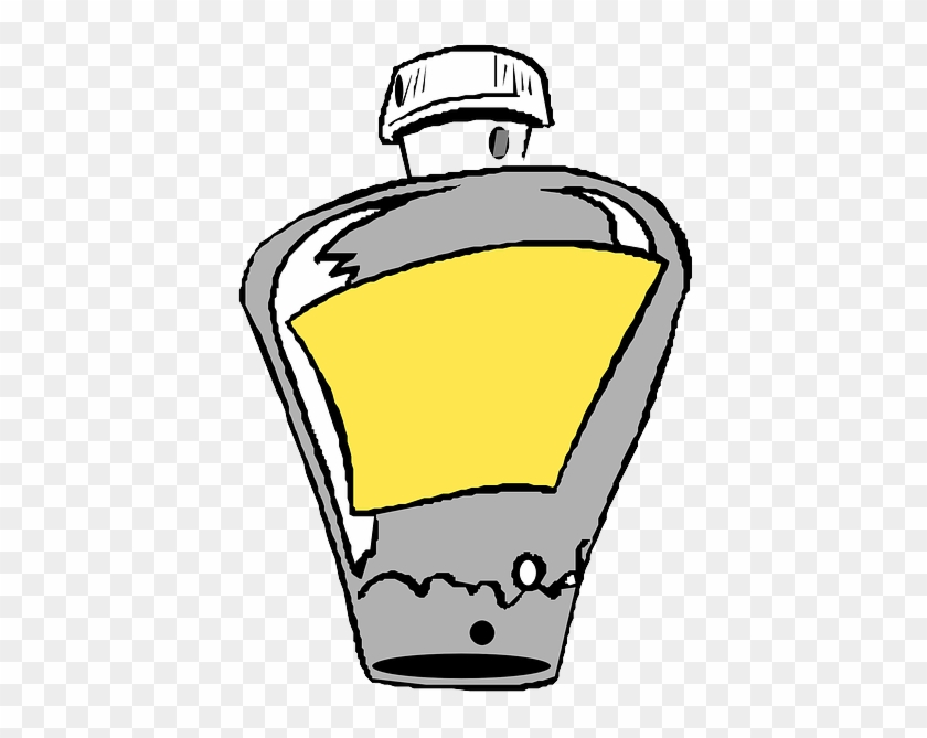 Glass, Bottle, Cartoon, Cap, Medicine, Lab, Bottles - Medicine Bottle Clip Art #959981