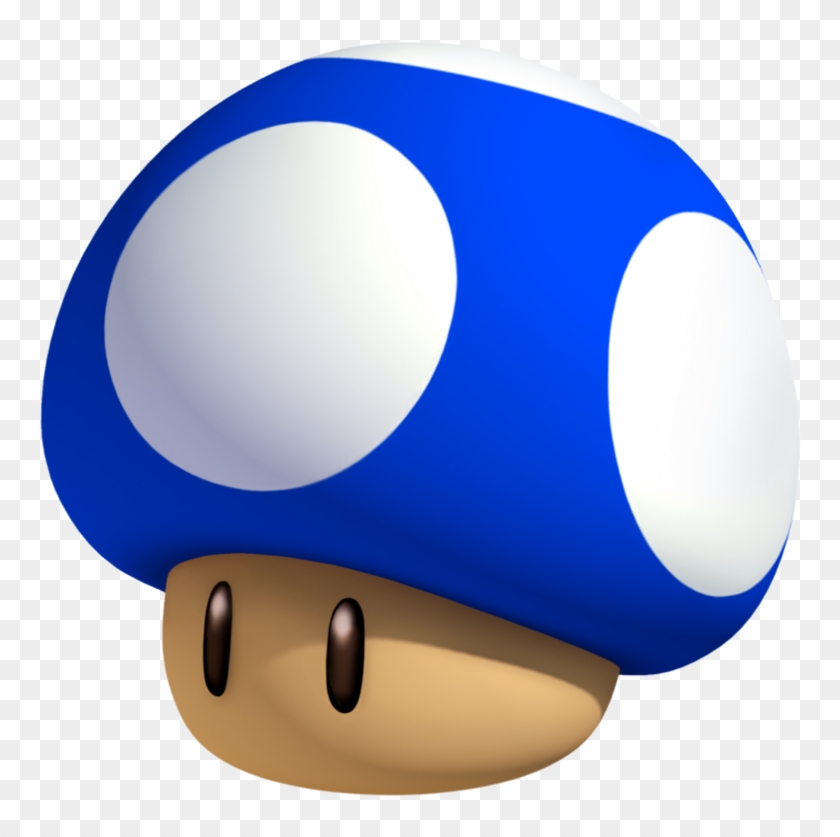 Mini Mushroom By Yoshigo99 - Super Mario Blue Mushroom #960038
