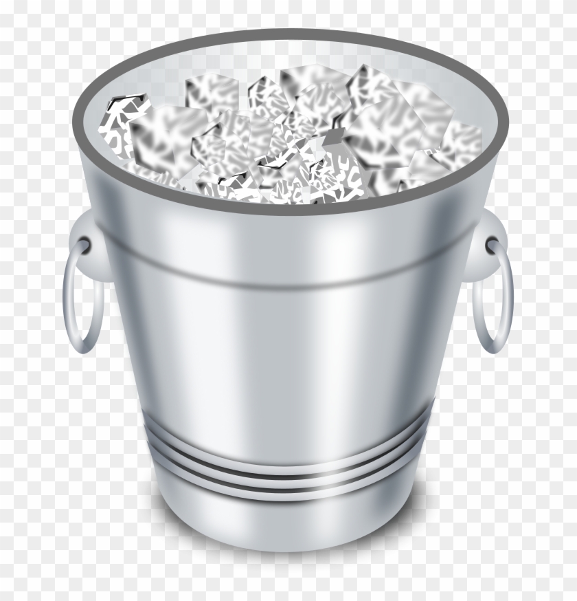 Bucket Clipart Ice Bucket - Bucket Of Ice Water #960051