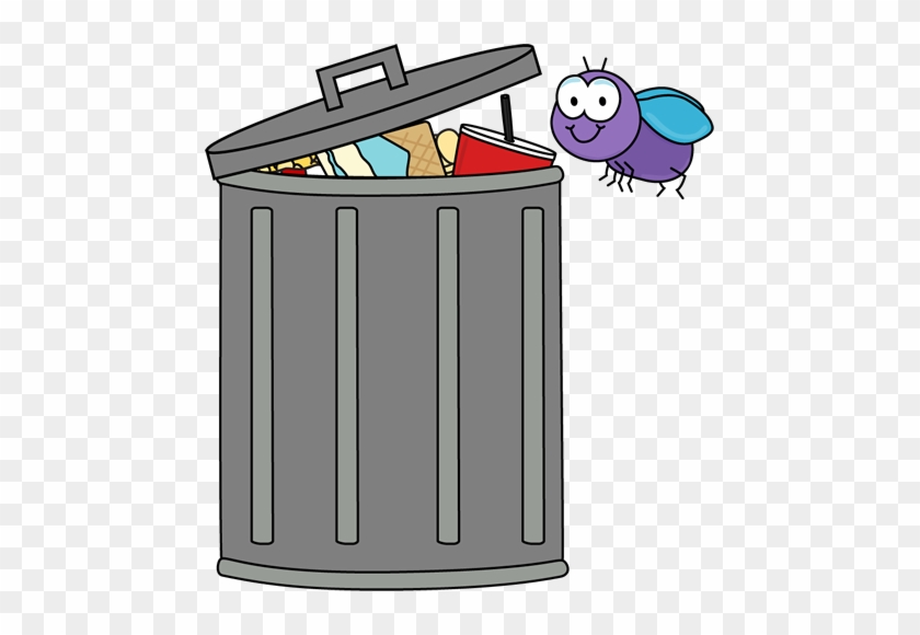 Fly And Trash - Trash Can Clip Art #960104