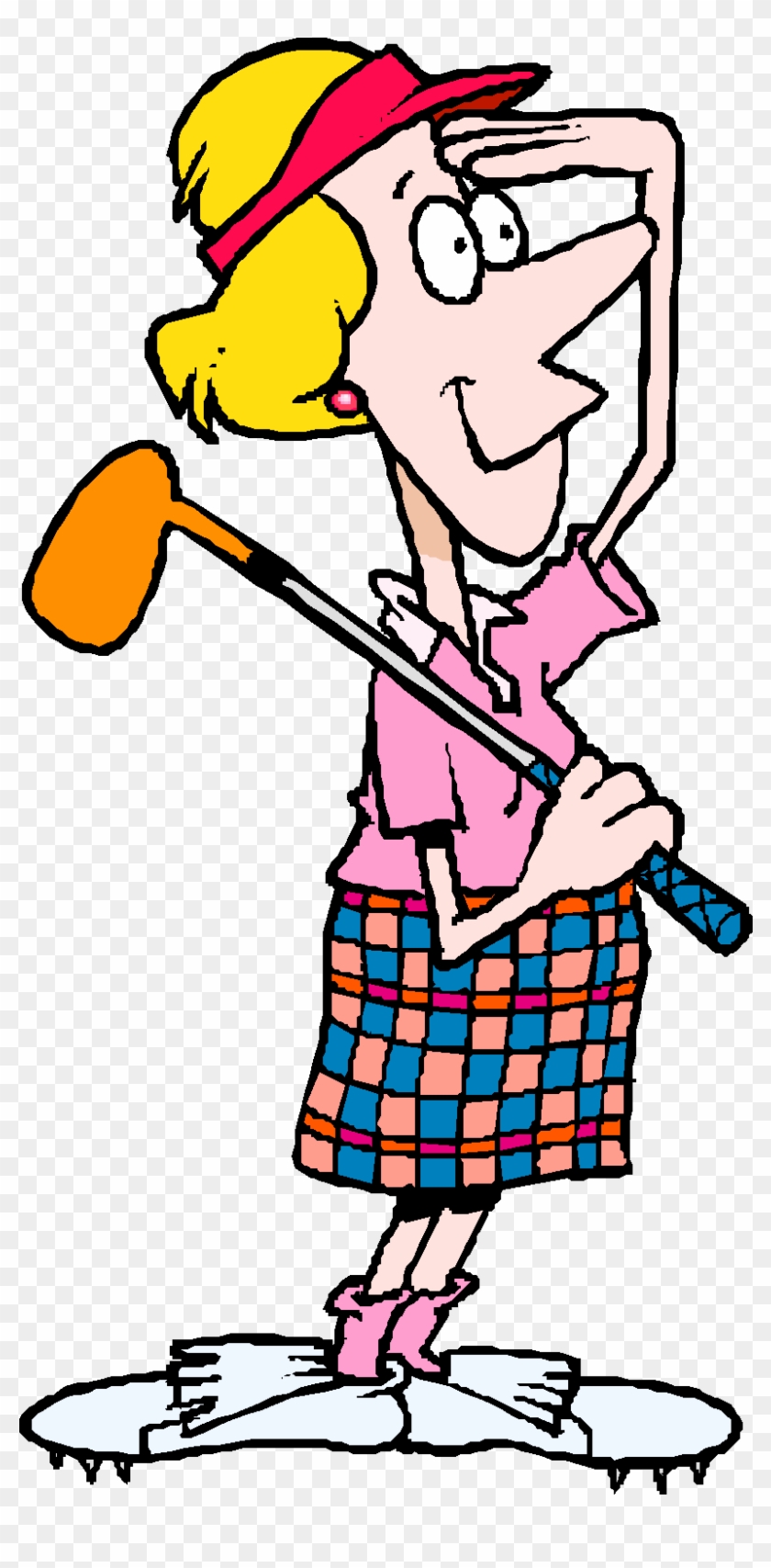 Lady Golfer Images Free Download Clip Art On Golf Ladies - Lady Golfer Cartoon #960321