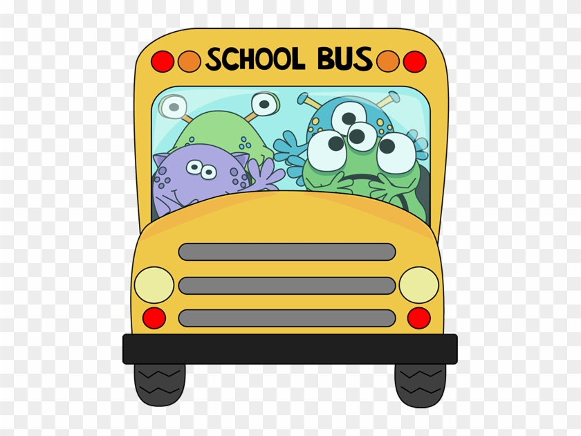 Cute School Bus Clipart 5 By Steven - Monsters On A Bus #960442