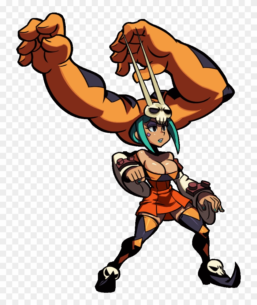 Cerebella Skullgirls Animated Jigglephysicist Vice-versa - Skullgirls Cerebella Gif #960476