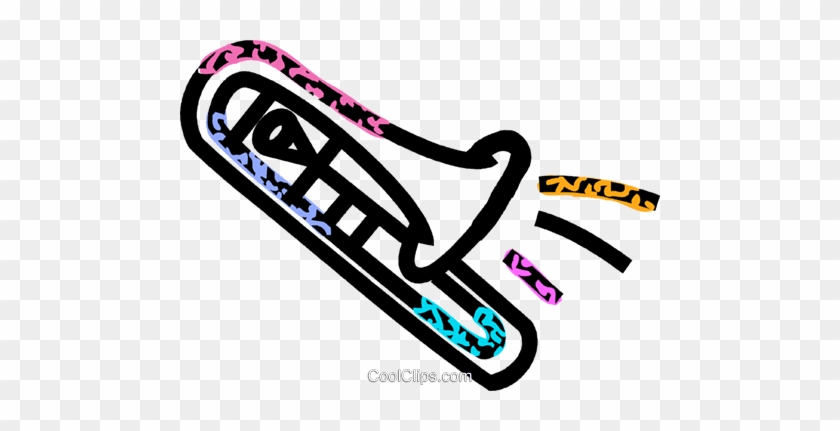 Trombone Livre De Direitos Vetores Clip Art Ilustração - Trombone #960506