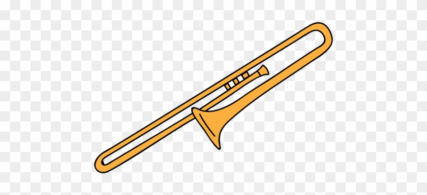 Trombone Musical Instrument Doodle Transparent Png - Trombone #960602