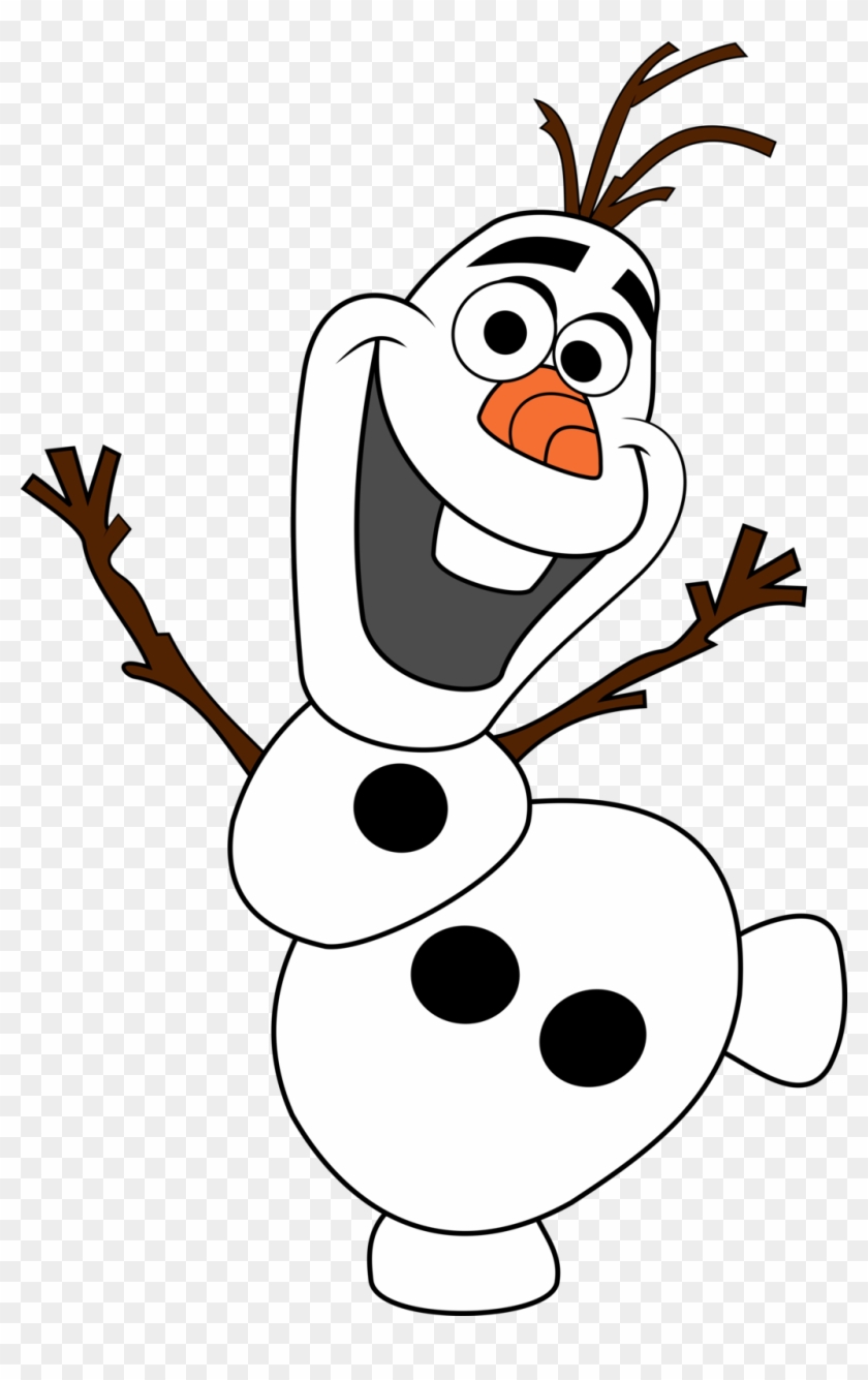 olaf frozen outline