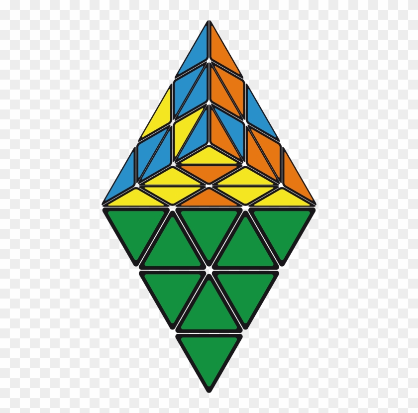 Pretty Patterns Pyraminx - Triangle Rubik's Cube Pattern #960685