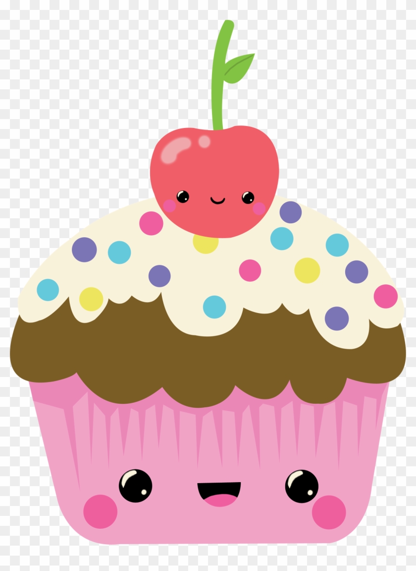 Cup Clipart Kawaii - Cupcake Kawaii #960711