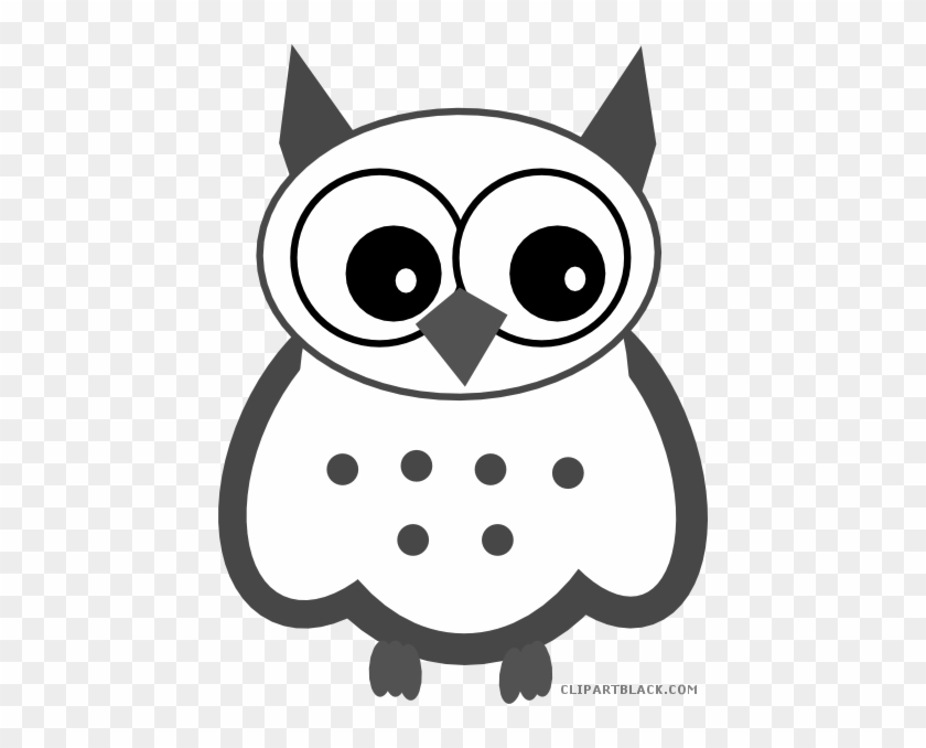 Snowy Owl Animal Free Black White Clipart Images Clipartblack - Clip Art #960746