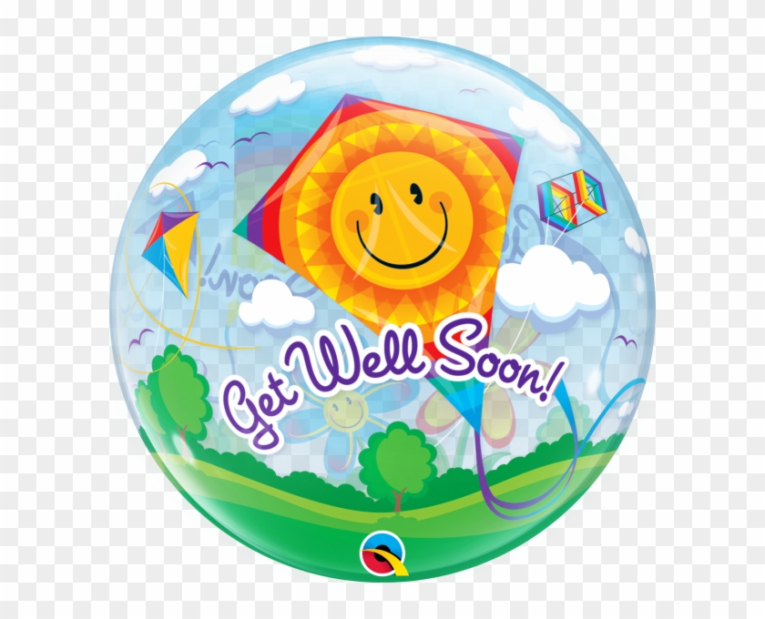 22 Inch Get Well Soon! Kites Bubble #960749