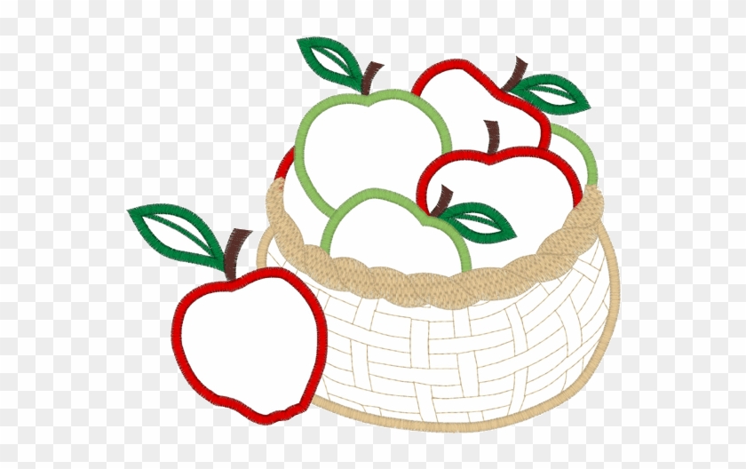Apples Apples In Basket Applique - Mcintosh #960762