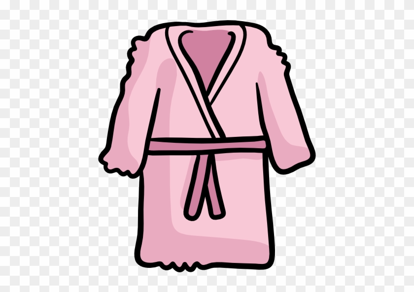 Bathrobe Free Icon - Red Bath Robe Clipart #960842