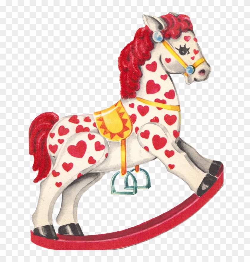 Vintage Rocking Horse Clipart - Vintage Rocking Horse Clipart #960844