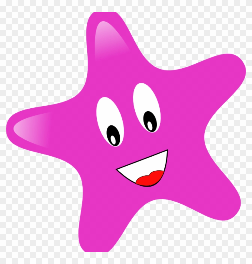 Stars Images Clip Art Star Clip Art At Clker Vector - Happy Starfish Round Ornament #960856