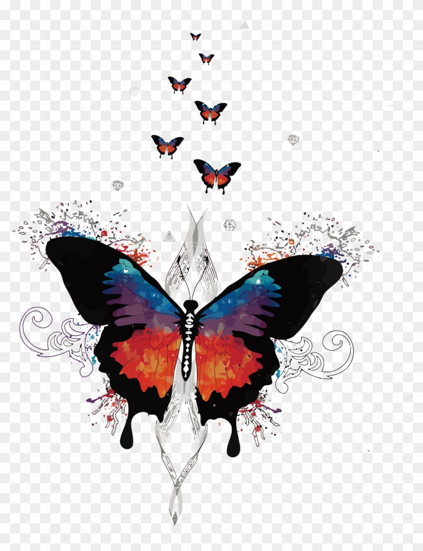 Beat Illustrator Trap Music Jocelyn Flores Work Of - Papilio Machaon - Free  Transparent PNG Clipart Images Download