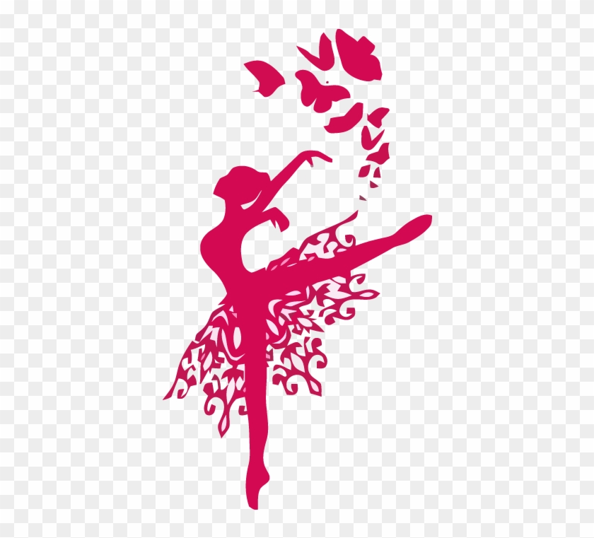 Ballet Dancing With Butterflies Vector Image - Dance #961031