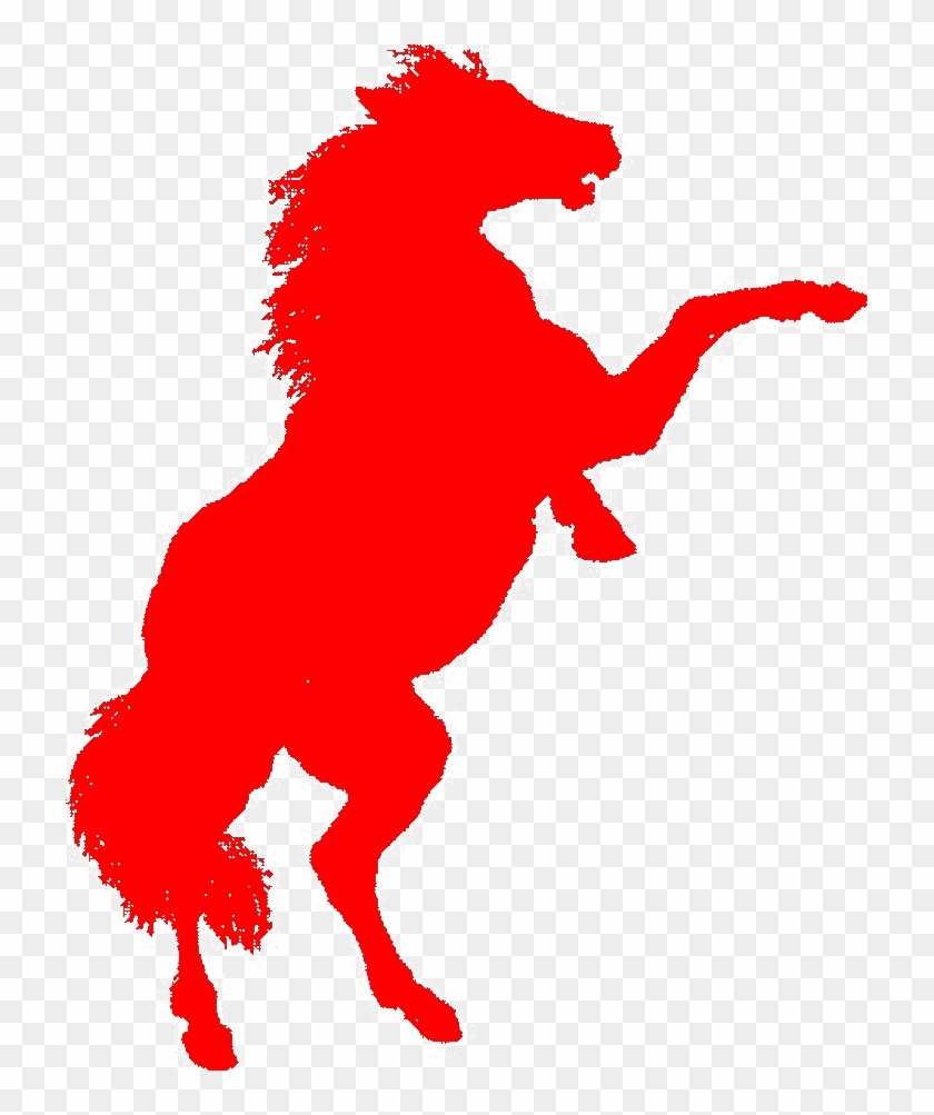 Running Mustang Clip Art - Red Horse #961074