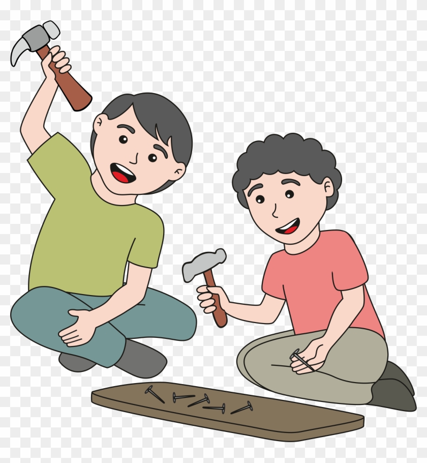 Lujo Imagenes De Unos Niños Peleando Para Colorear - Hermanos Varones Dibujos #961099