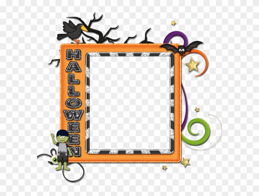 Scrapbooking Tammytags Tt - Halloween Frames Clip Art Transparent #961095