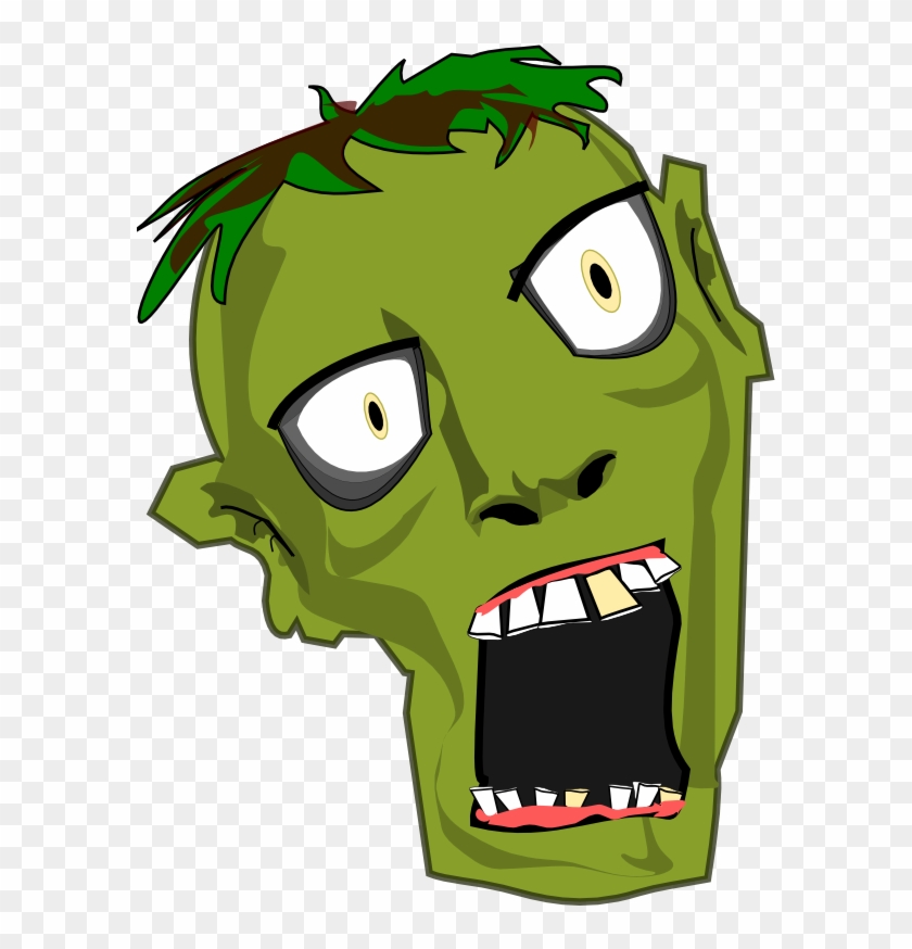 Free Zombie Head Clip Art - Clip Art #961159