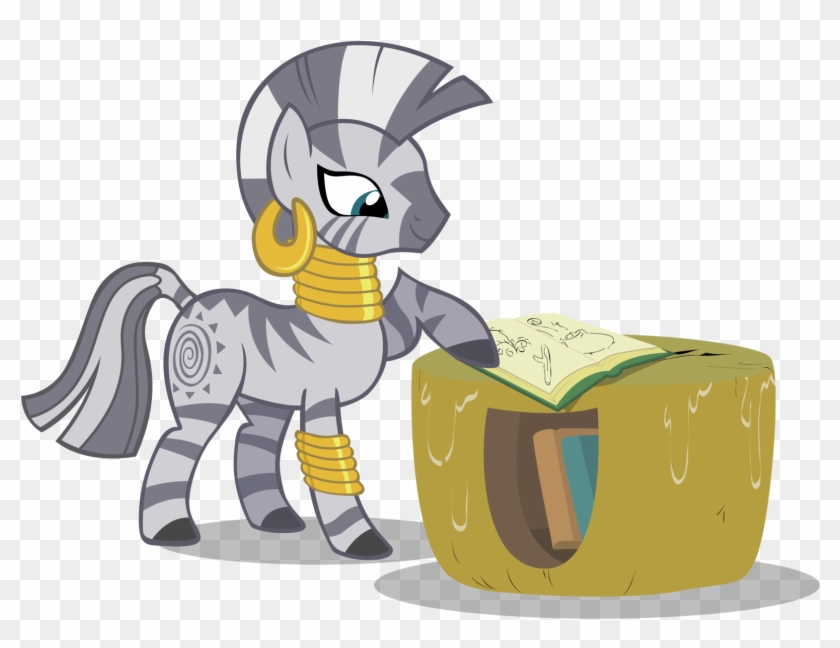 Zecora With Book By Stinkehund Zecora With Book By - Little Pony Friendship Is Magic #961237