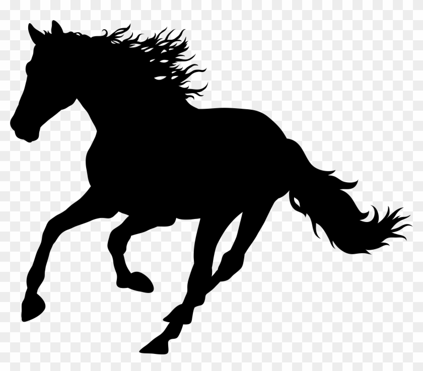 Running Horse Clipart - Running Horse Clipart #961345