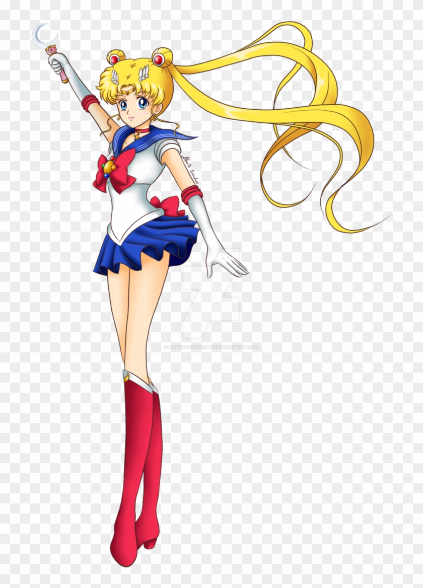 Sailor Moon Crystal Opening Pose By Albertosancami - Sailor Moon Crystal Sailor Moon Png #961329