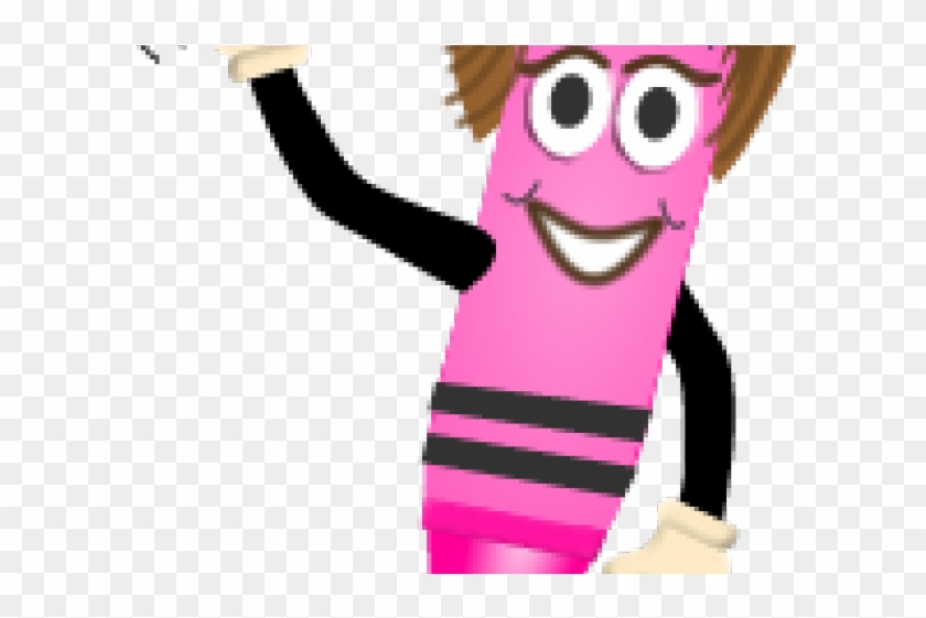 Crayon Clipart Character - Cartoon #961352