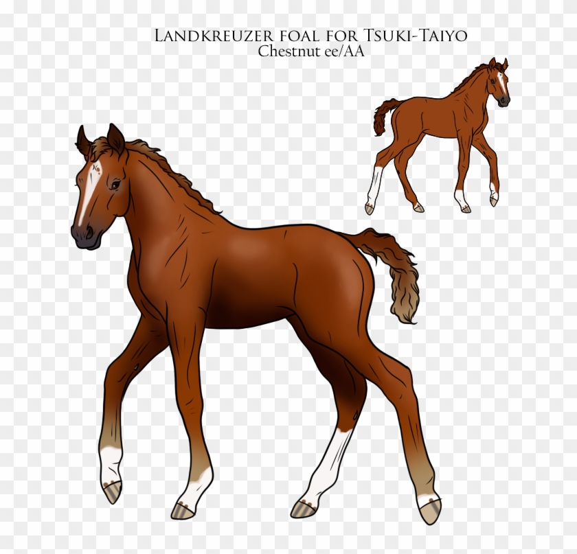 Landkreuzer Foal For Tsuki-taiyo By Dyatori - Sorrel #961391