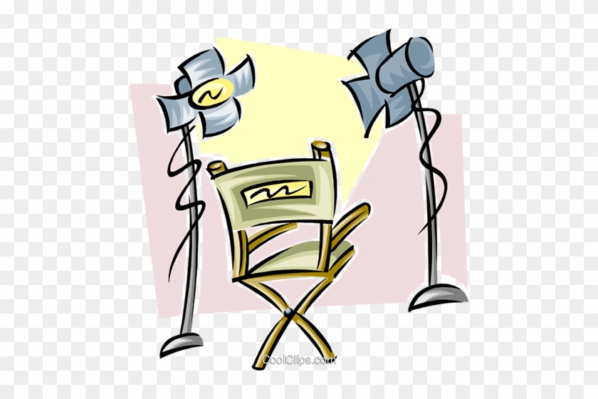 The Arts/director's Chair Royalty Free Vector Clip - Directors Chair Clip Art #961406