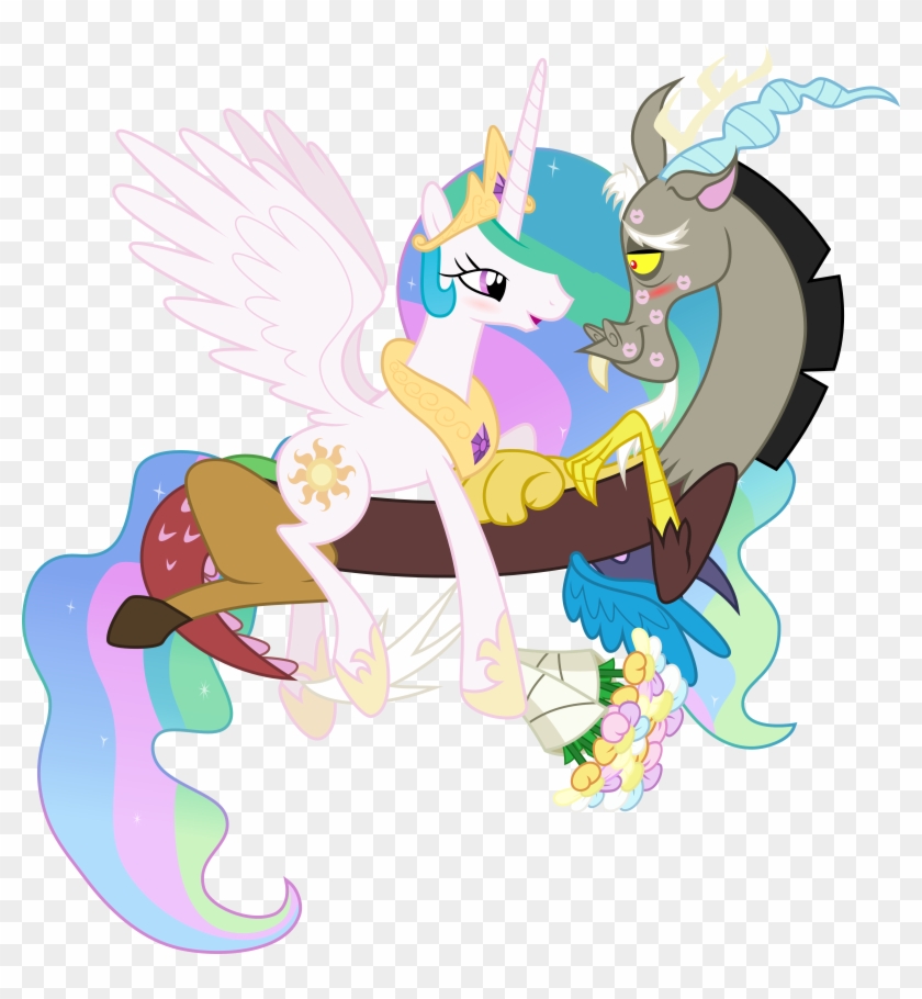 Celestia X Discord By Jeatz-axl - Princess Celestia #961412