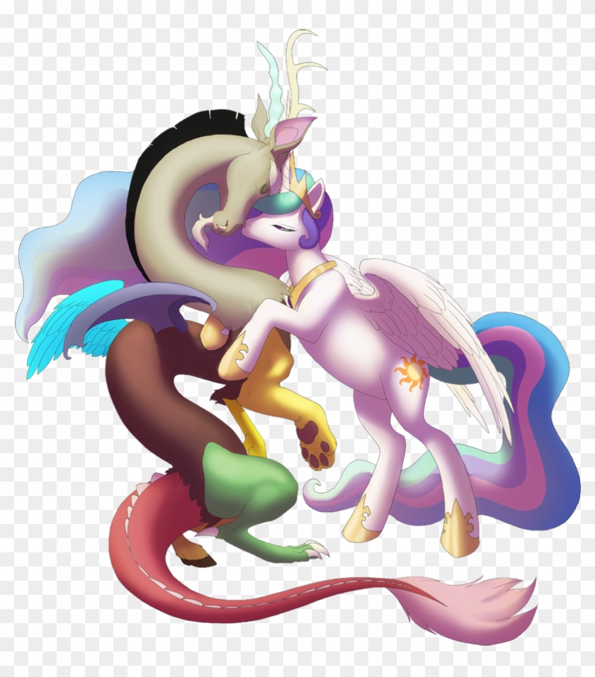 My Little Pony Celestia & Discord #961425