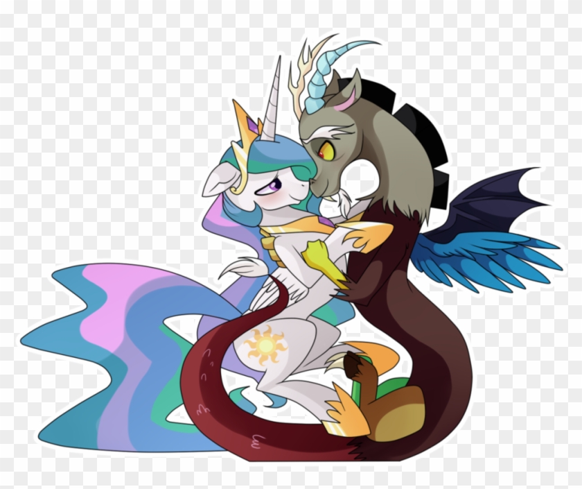 Discord - Celestia And Discord Art #961448