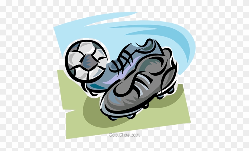 Soccer Cleats And Ball - Illustration #961507