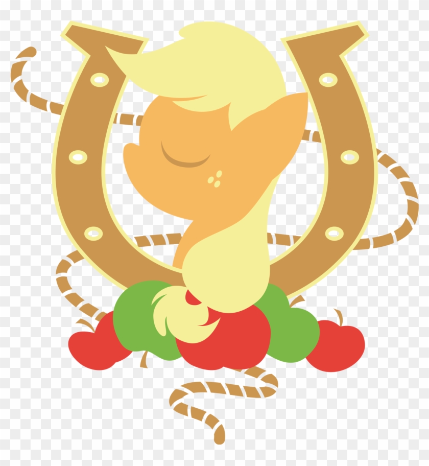 Rope Clipart Horseshoe - My Little Pony Horse Shoe #961648