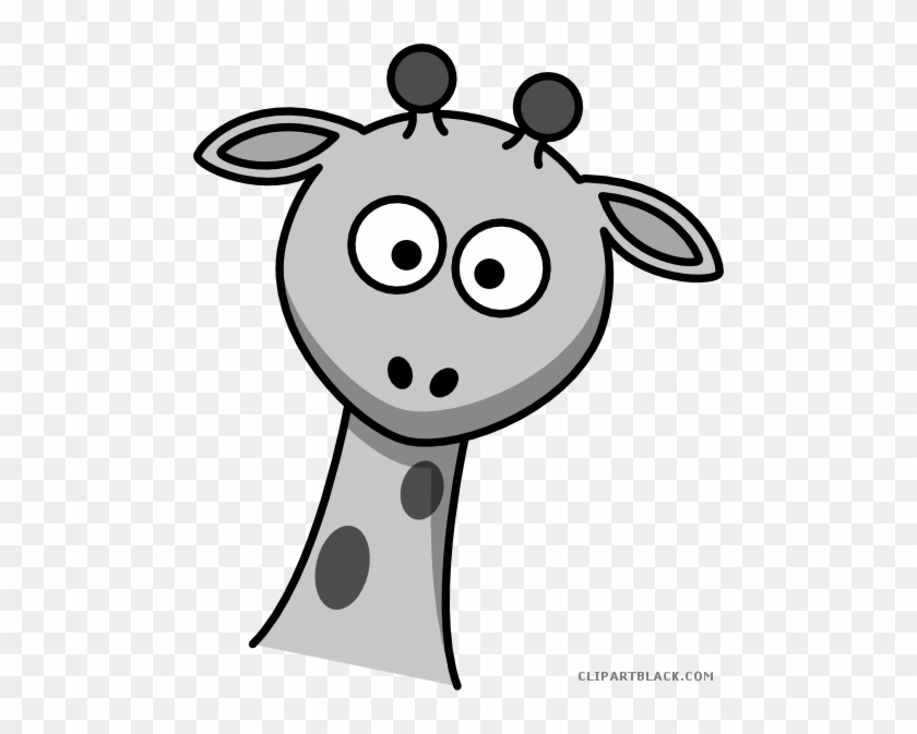 Cartoon Giraffe Animal Free Black White Clipart Images - Love My Daddy. Popular Saying. Giraffe. - Mouse Pad, #961660