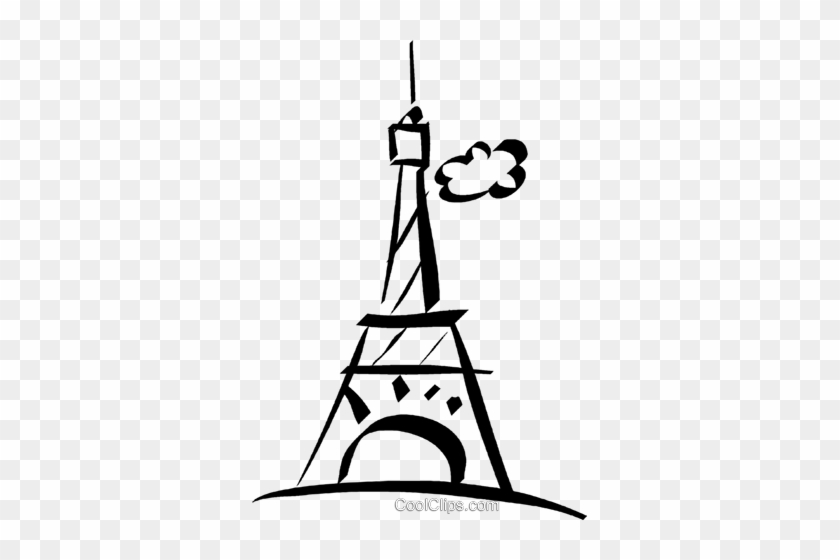 Eiffel Tower, Paris Royalty Free Vector Clip Art Illustration - Eiffel Tower #961742