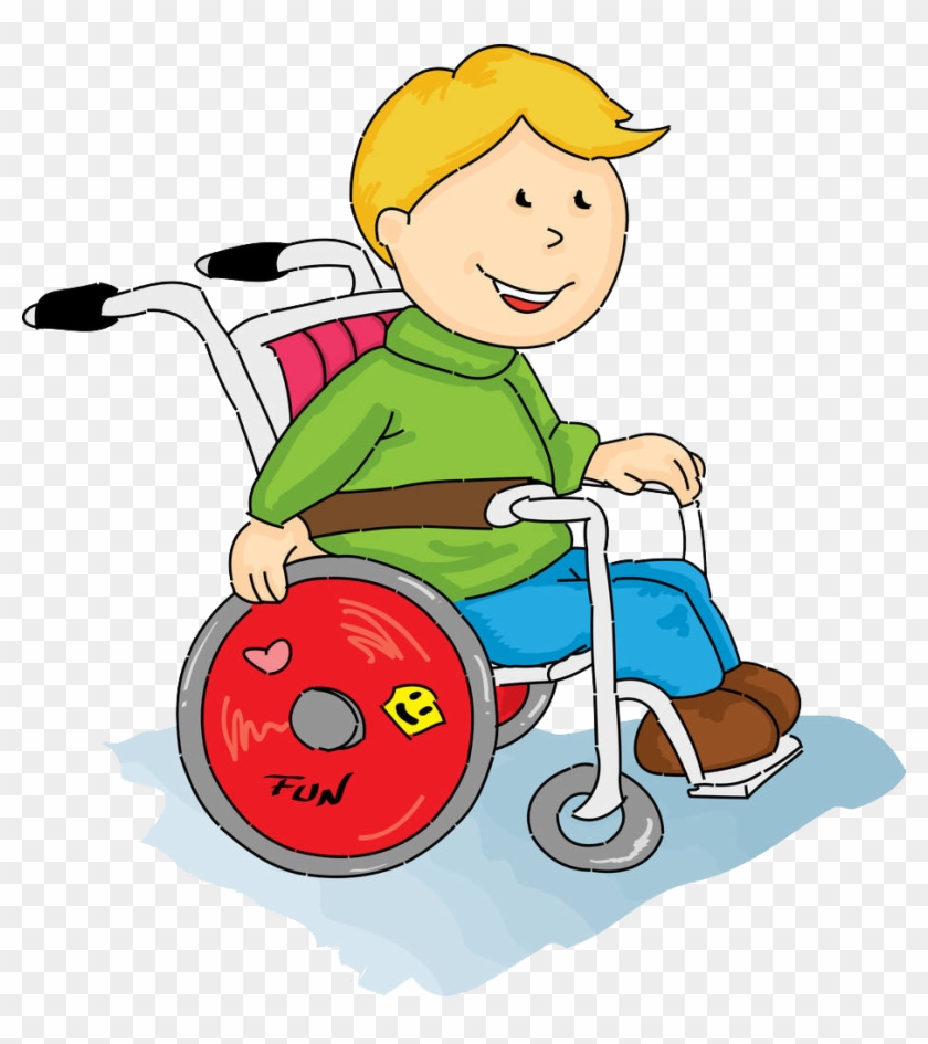 Disability Wheelchair Cartoon Illustration - Dibujo De Un Discapacitado #961938
