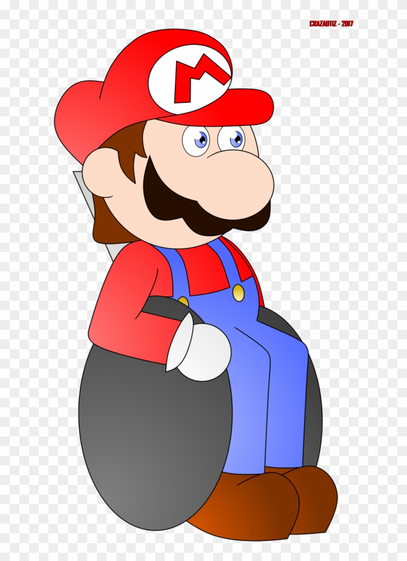 Wheelchair Mario By Crazautiz - Mario In Wheel Chair #961948