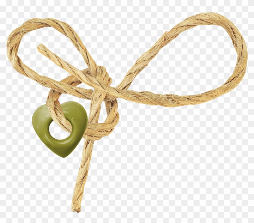 Dynamic Rope Twine Green Clip Art - Бант Из Бечевки Png #961994