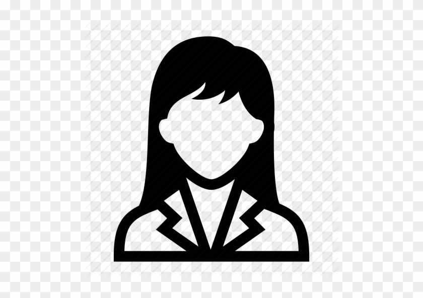 About Me - Woman In Suit Icon #962196