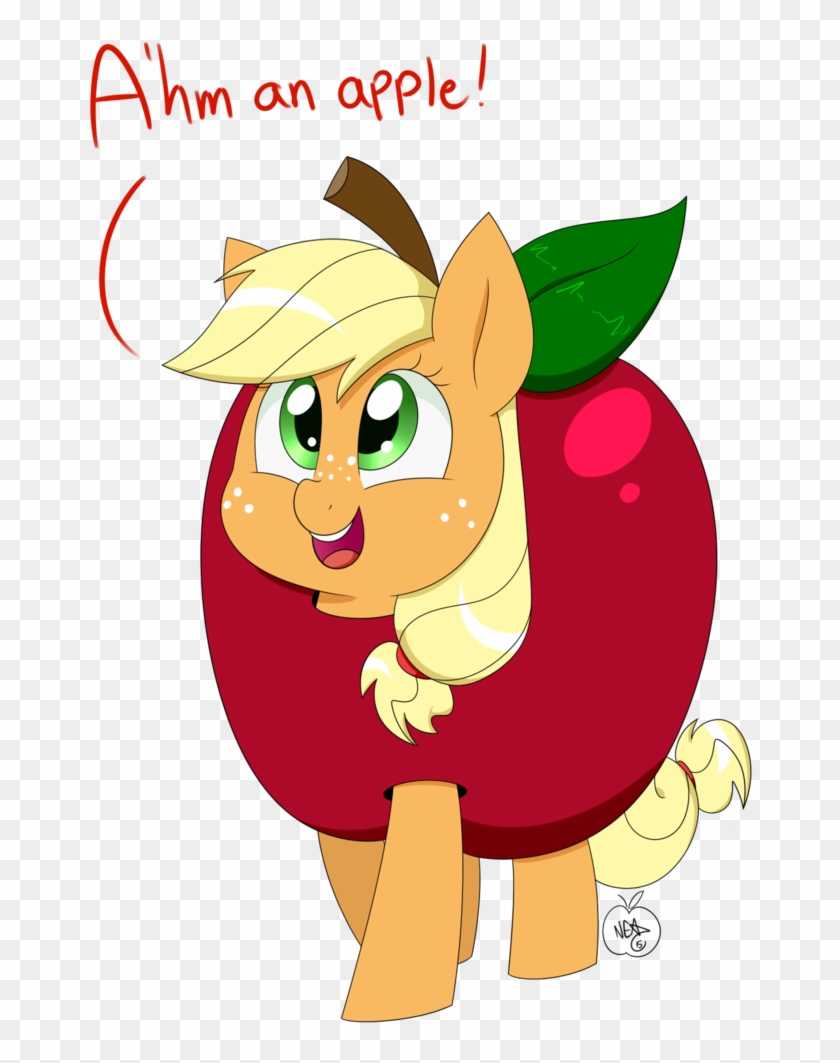 An Adorable Apple - Cartoon #962207