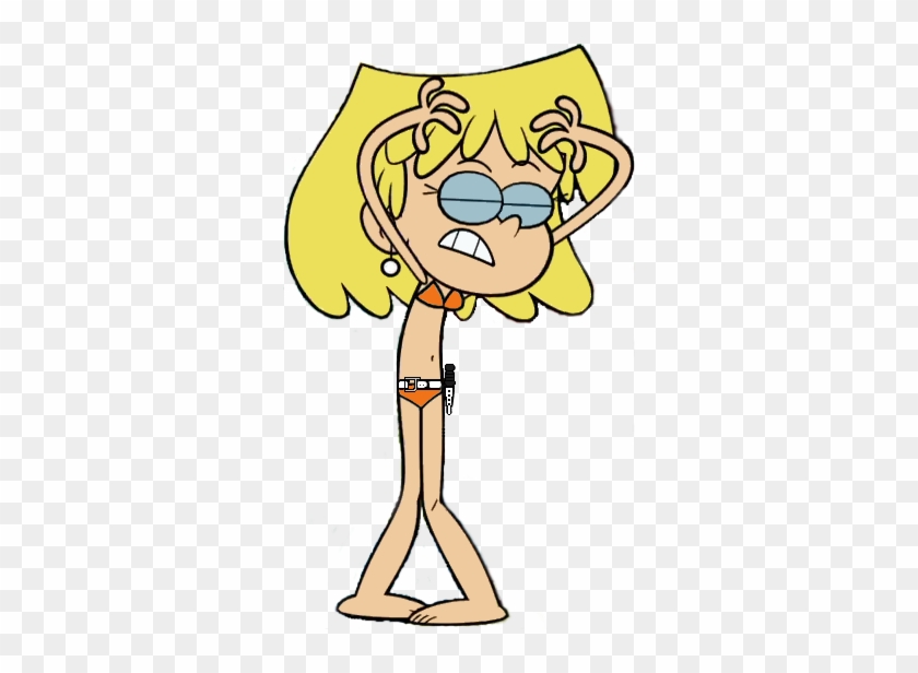 Lori Loud Bond Girl Bikini Closed Eyes - Loud House Lori Bikini #962231