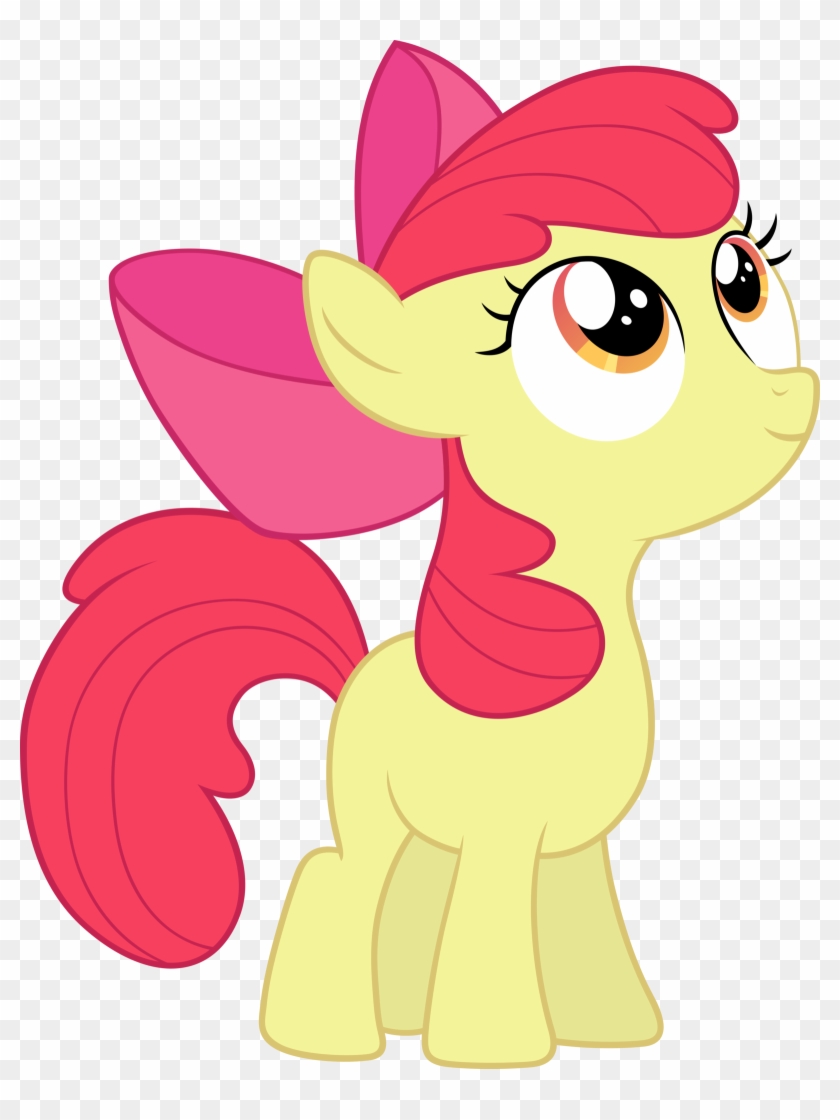 Apple Bloom Cute By Myardius - Apple Bloom Looking Up #962256